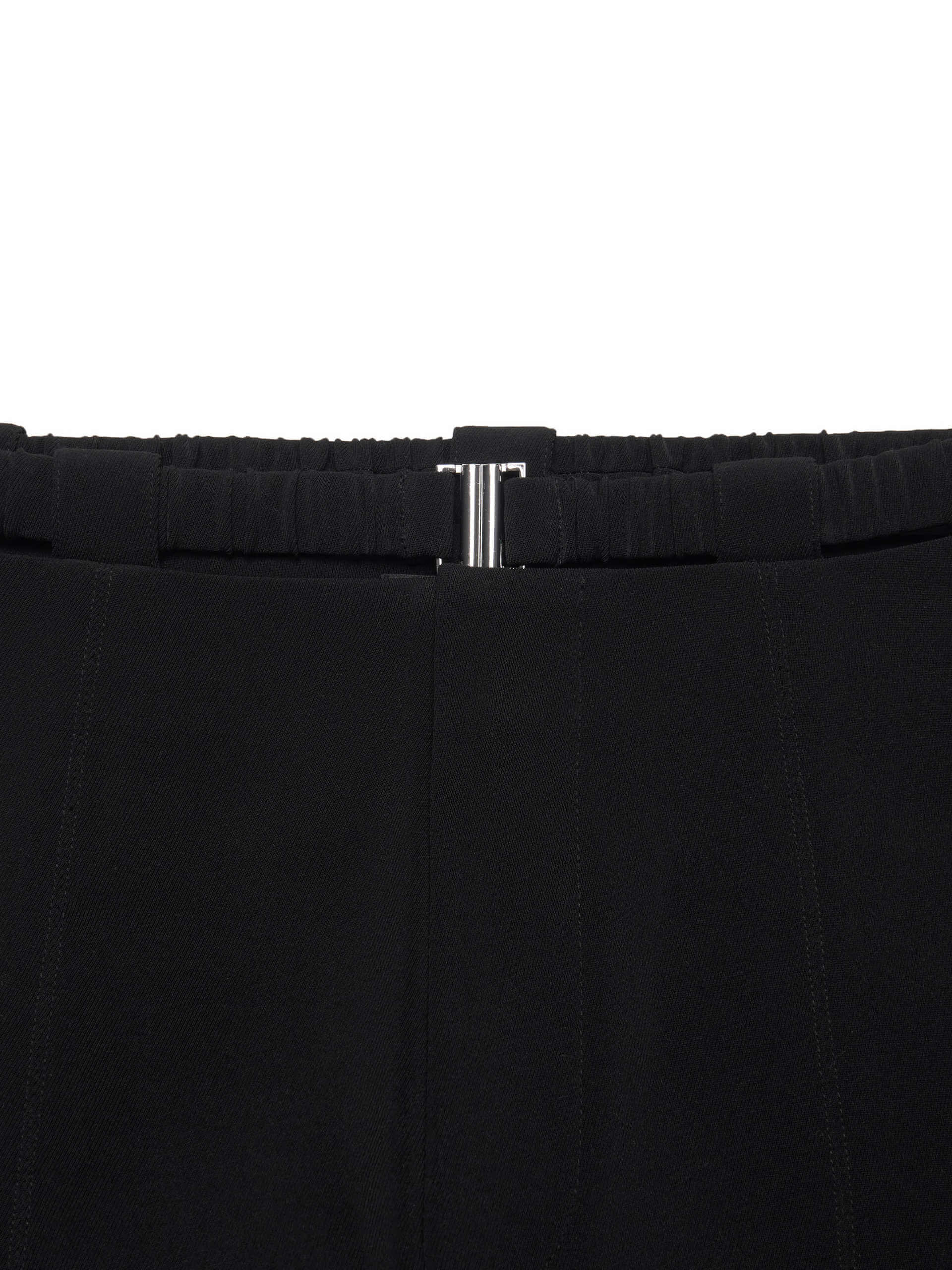 MO&Co. Women's Black Cut out Waistband Straight Pants