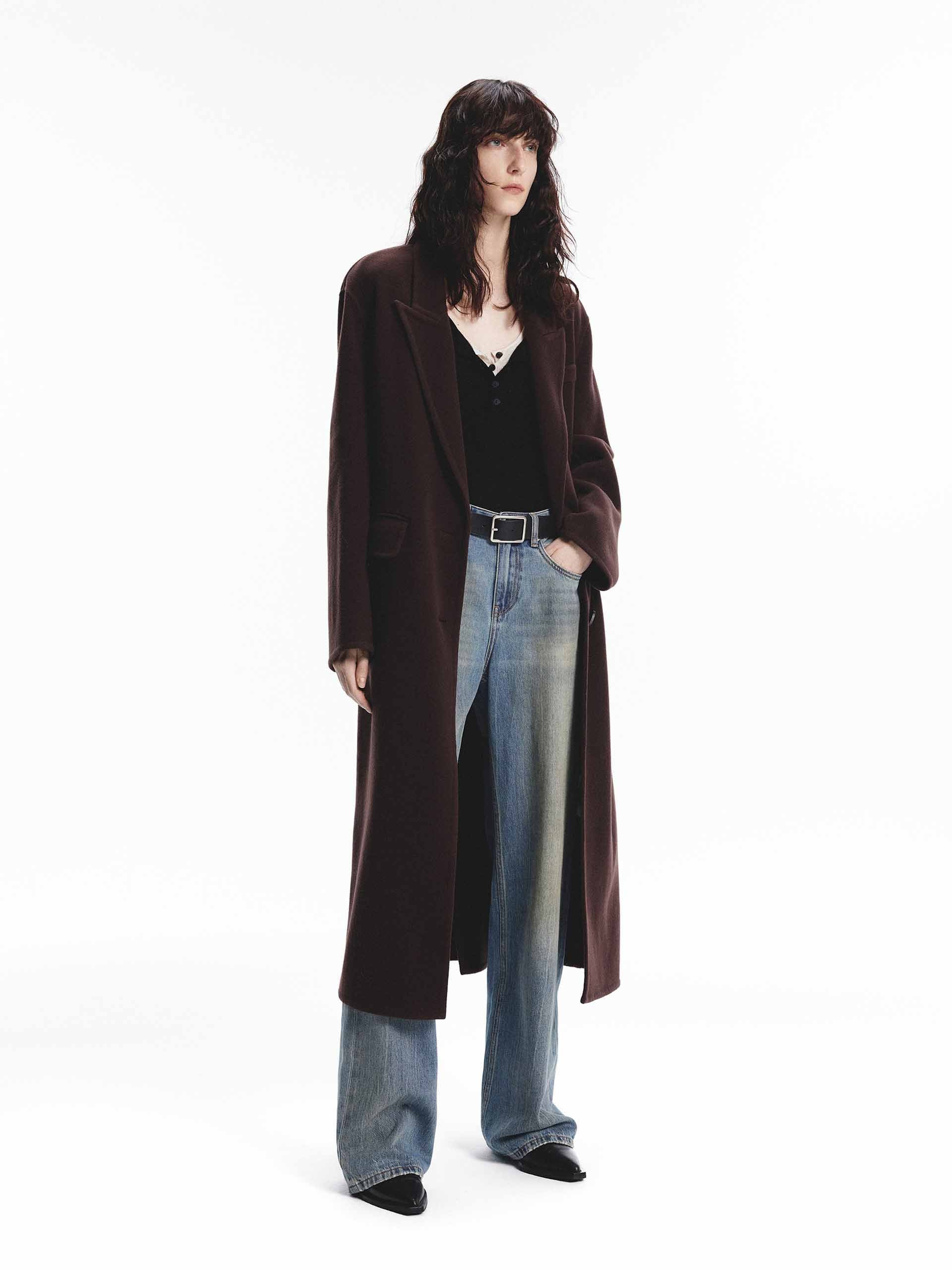 ジャケット・アウター MAGLIANO 20AW MOIRA MONOPETTO COAT BROWN MAGLIANO 20AW MOIRA SINGLE-BREASTED COAT BROWN