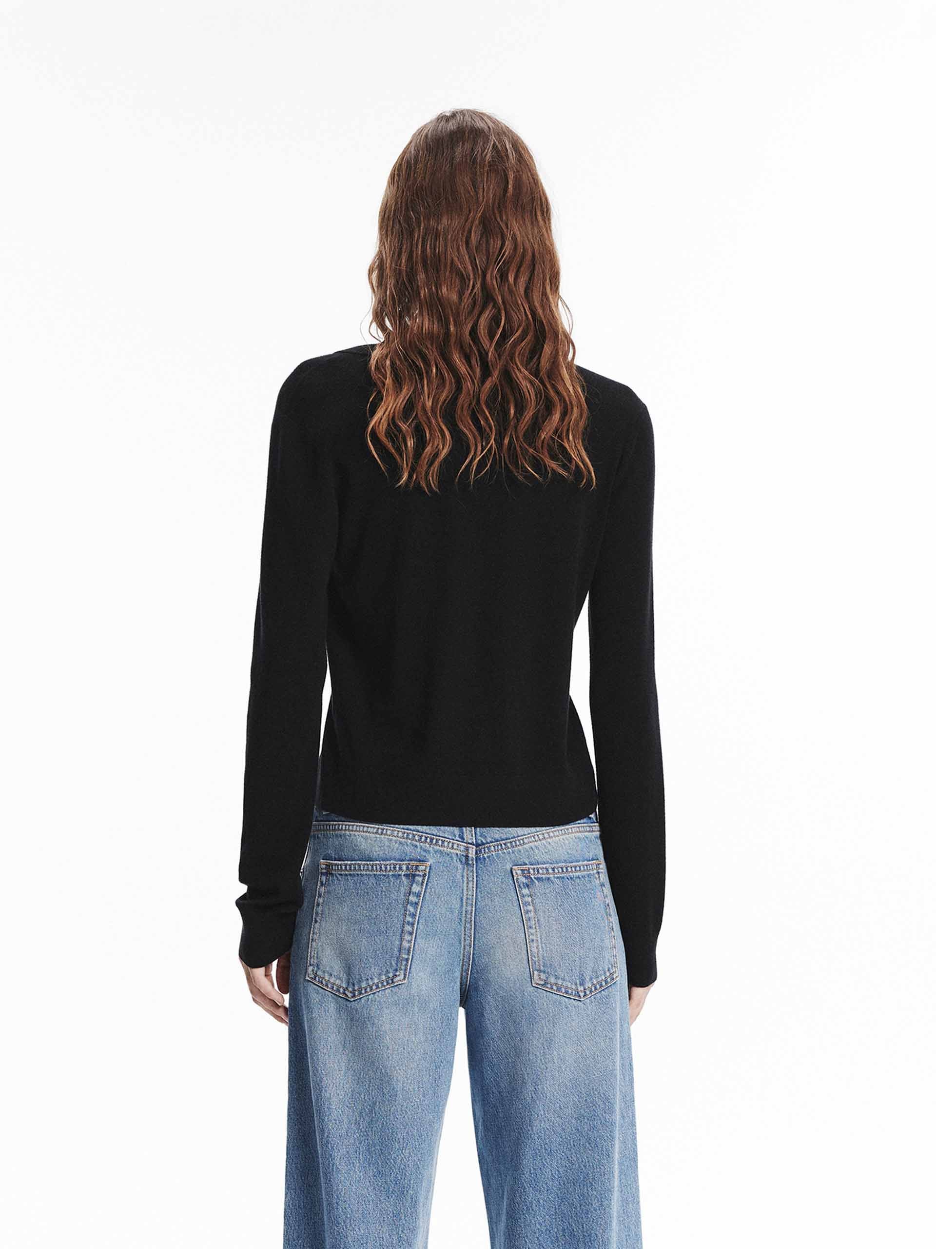 MO&Co. Women's Layered Detail Knitted Cardigan