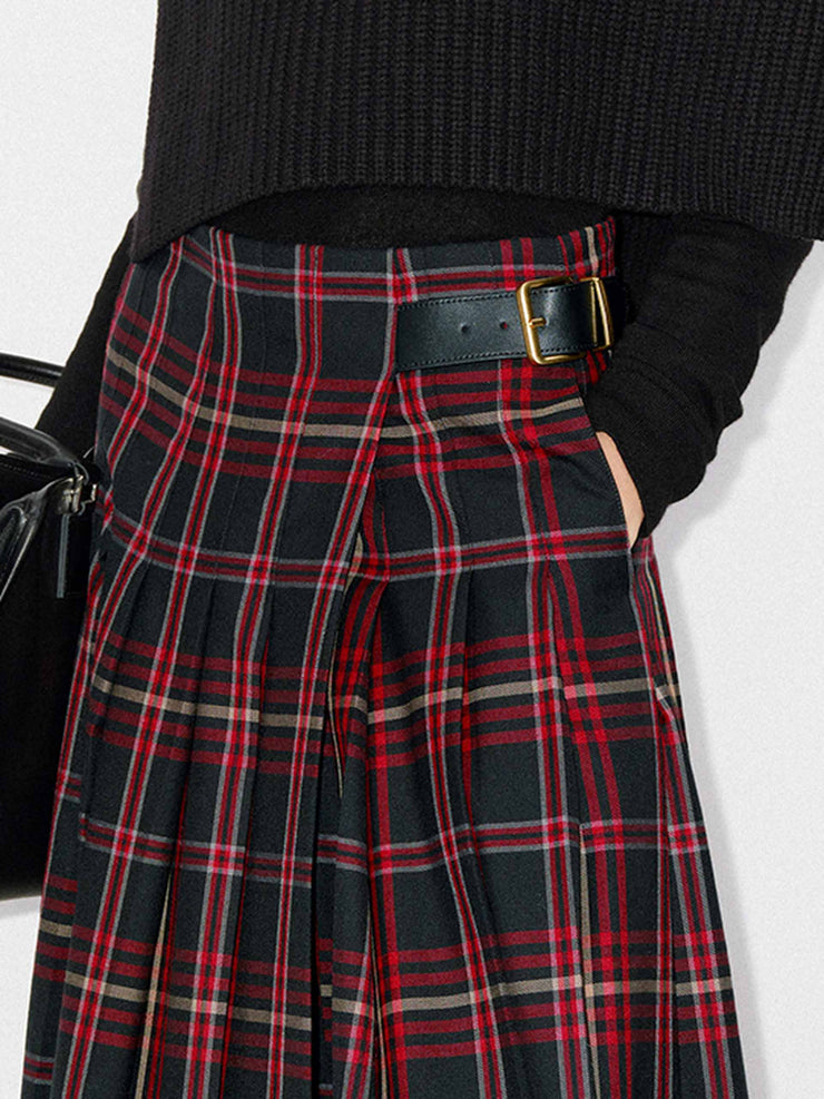 Moxidress Elastic Waist Flowy Mesh Midi Skirt
