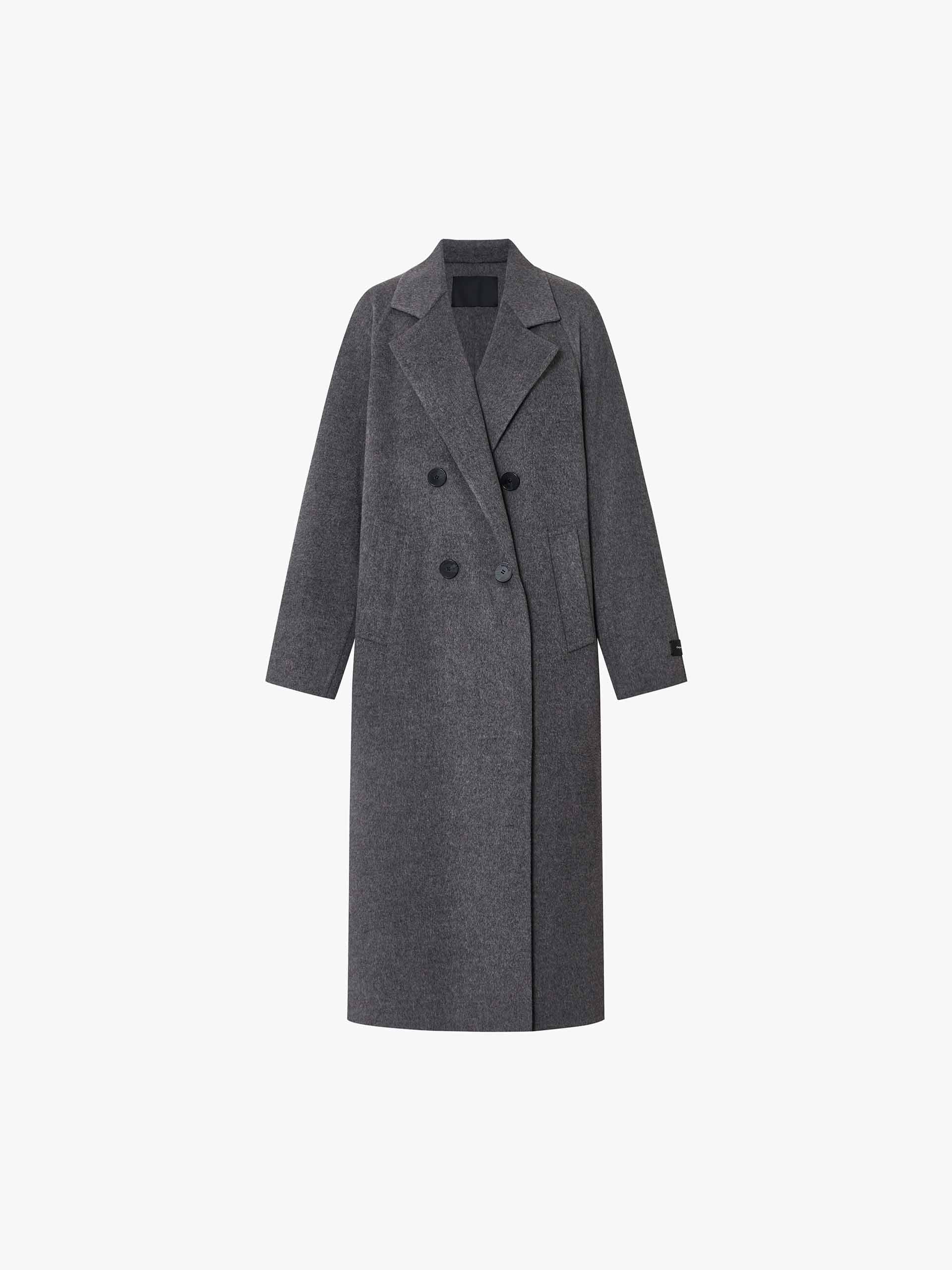 MO&Co. Women's Merino Wool Long Coat