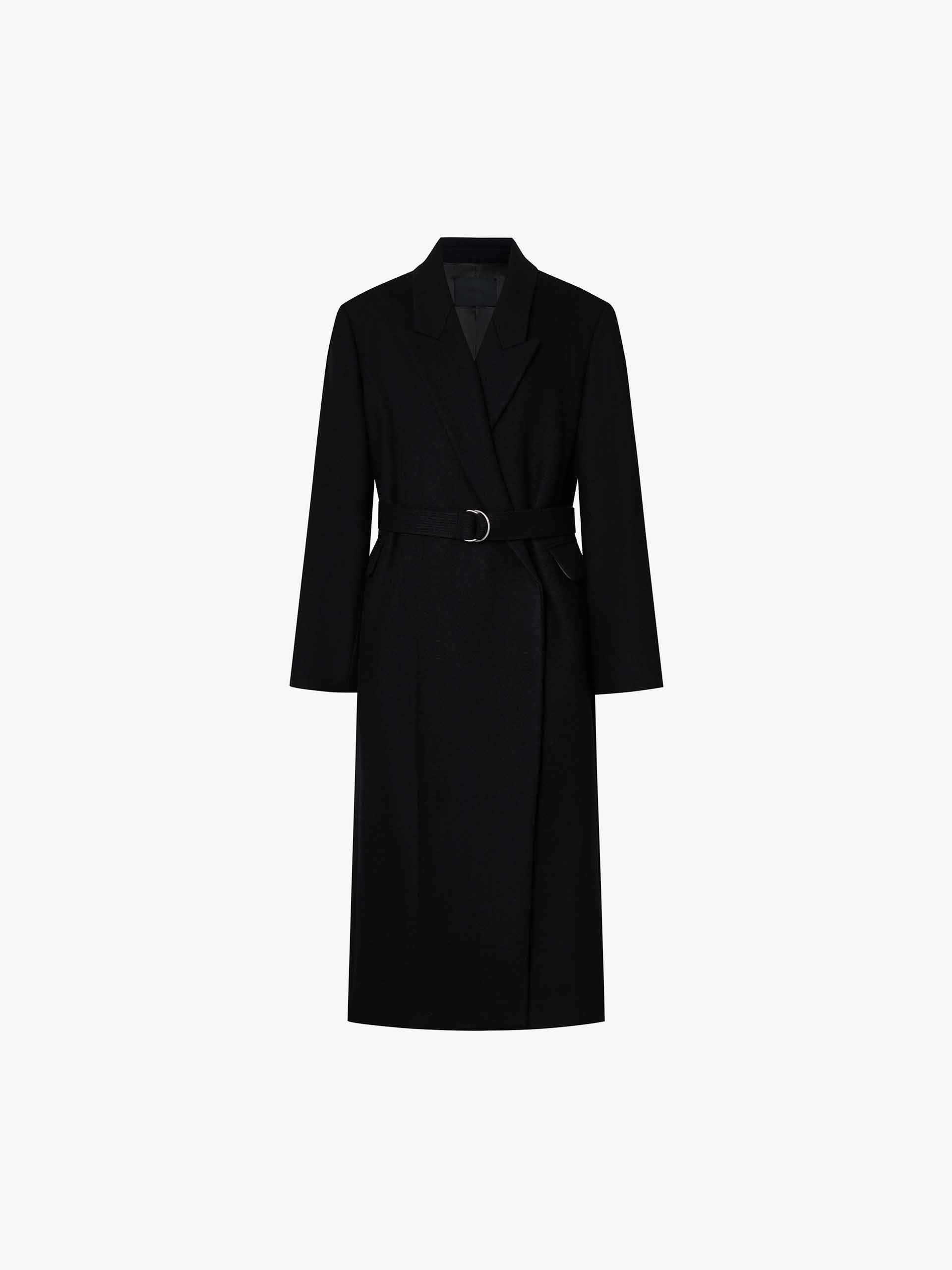 MO&Co. Women's Merino Wool Long Coat