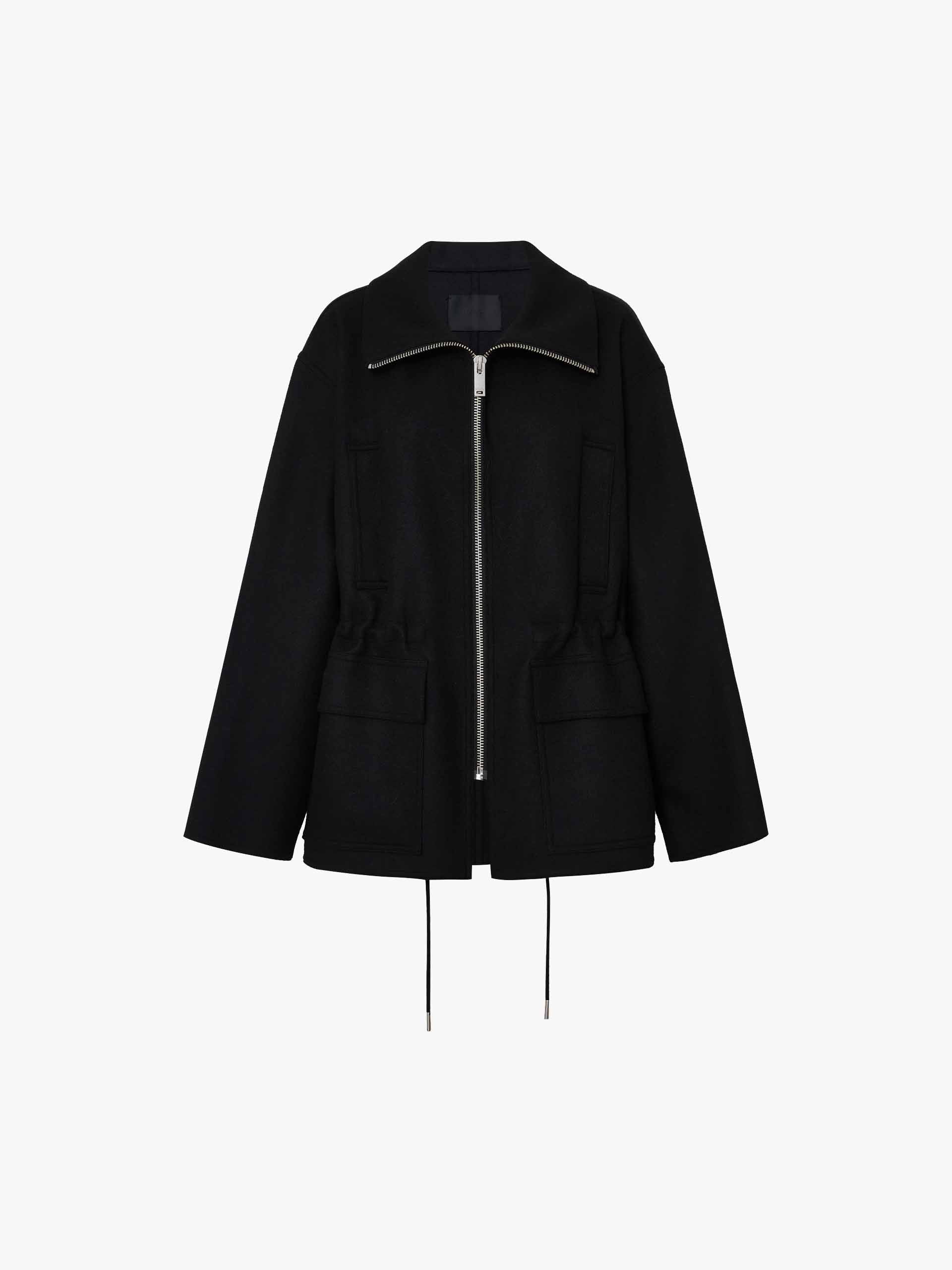 ジャケット・アウター YILON Waistmark eco fur coat BLACK ジャケット・アウター YILON Waistmark eco fur coat BLACK ゆ*