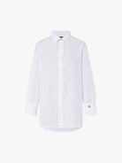 MO&Co. Noir Women's Loose Fit Cotton White Shirt