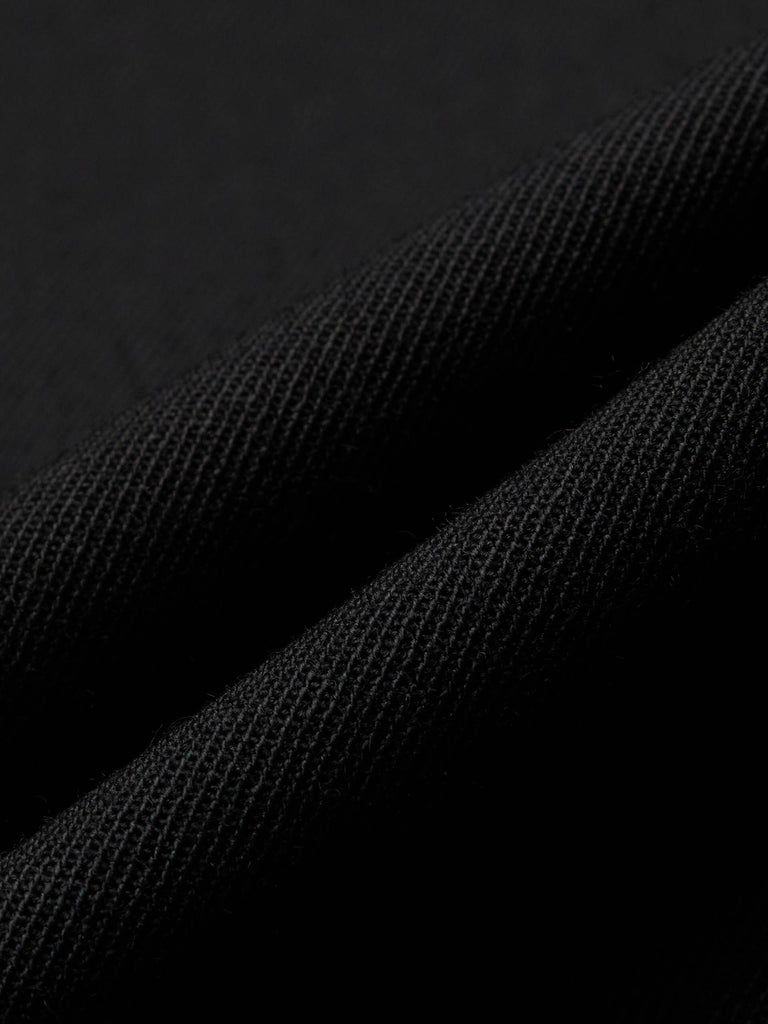 MO&Co. Women's Satin Collar Tailored Wool Blazer in Black