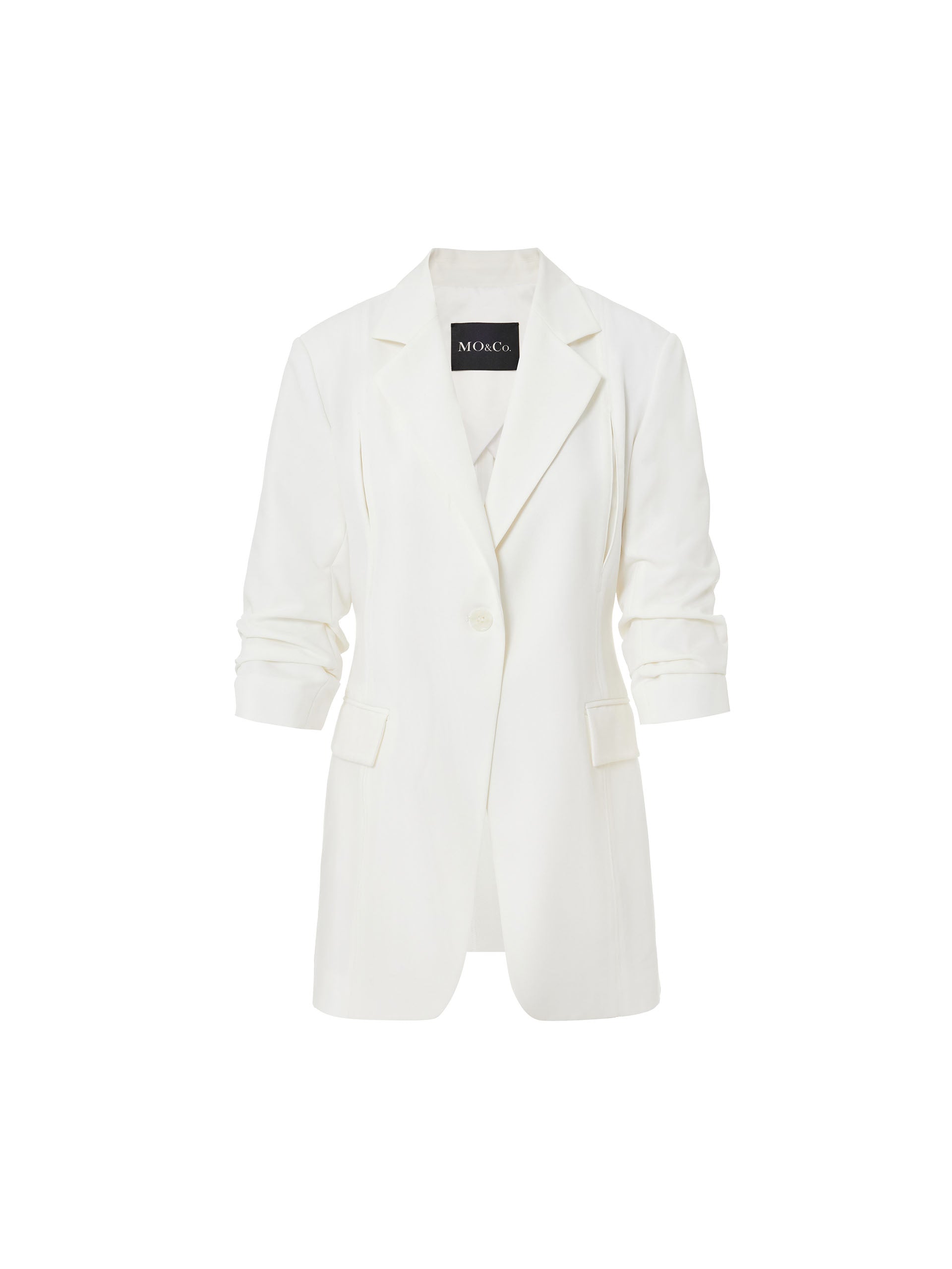 Women's Fitted Tailored White Spring Blazer