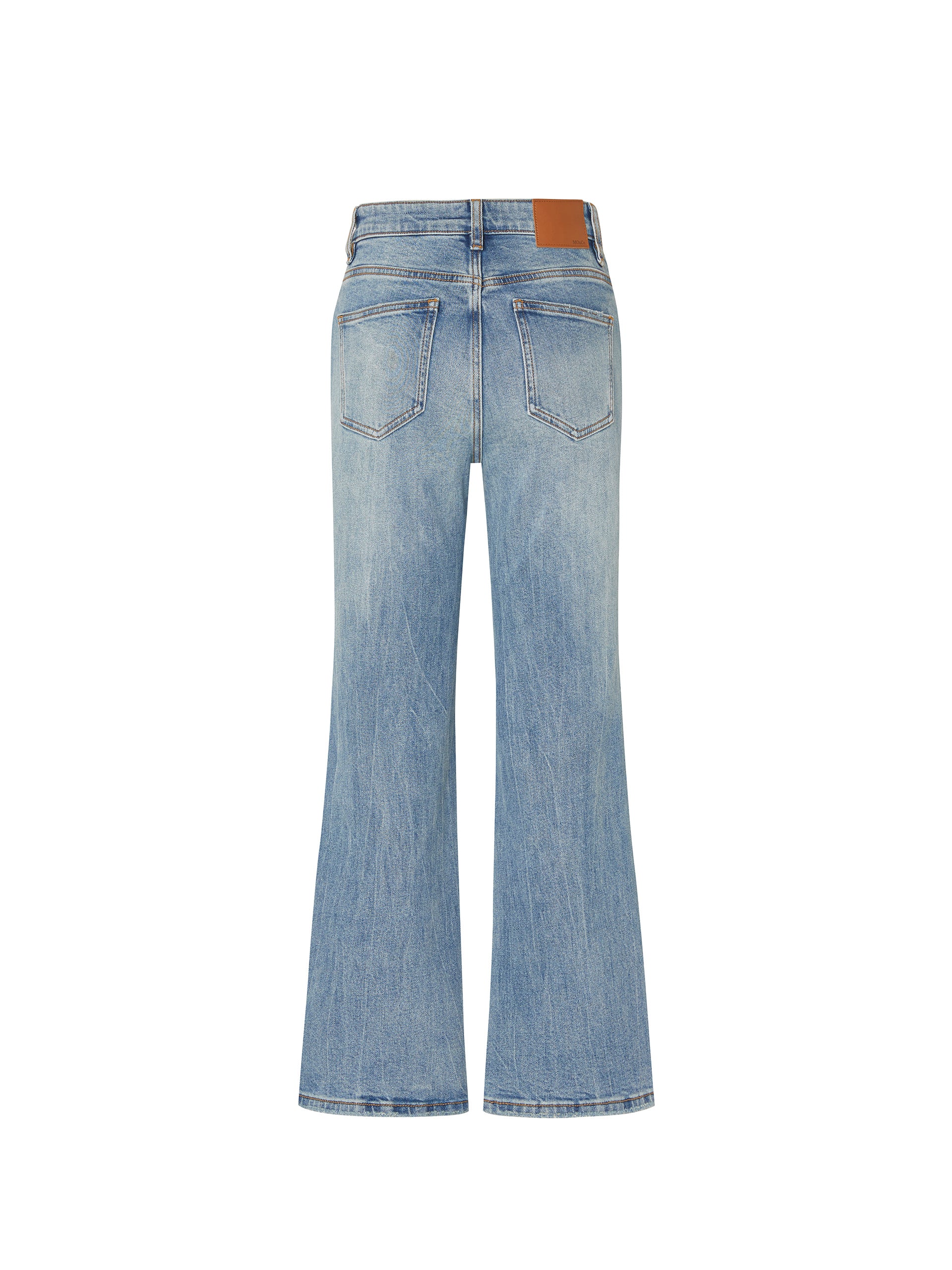  Asymmetric Ankle Jeans in Cotton