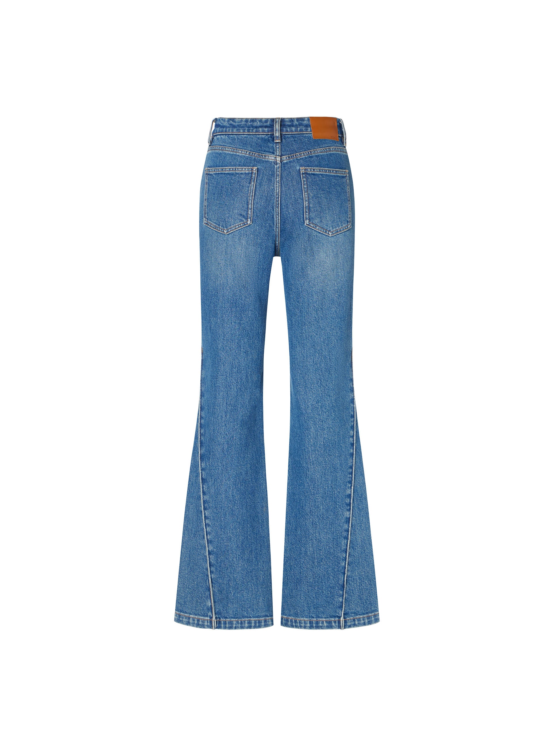 Mid-rise Waist Flared Jeans