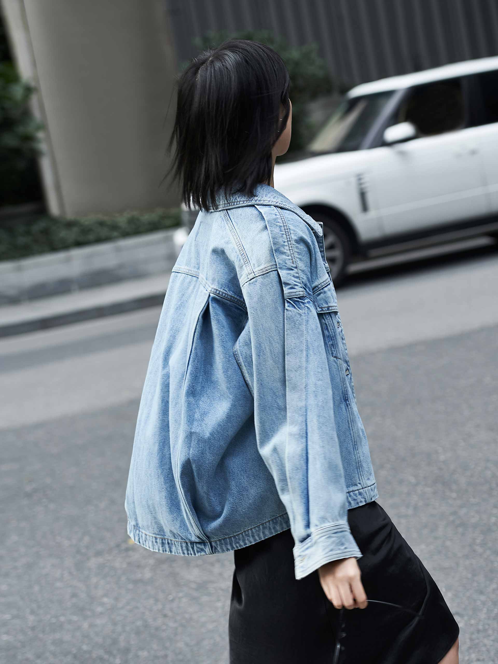 Oversized Denim Jacket MBB1JKTT14