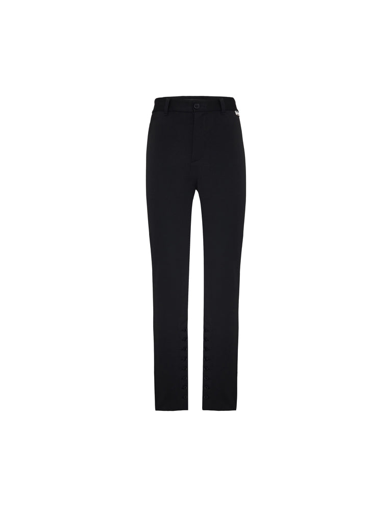 MO&Co. Women's Vintage Side Slit Fitted Suit Pants Fitted Fitted Trouser Pants For Women