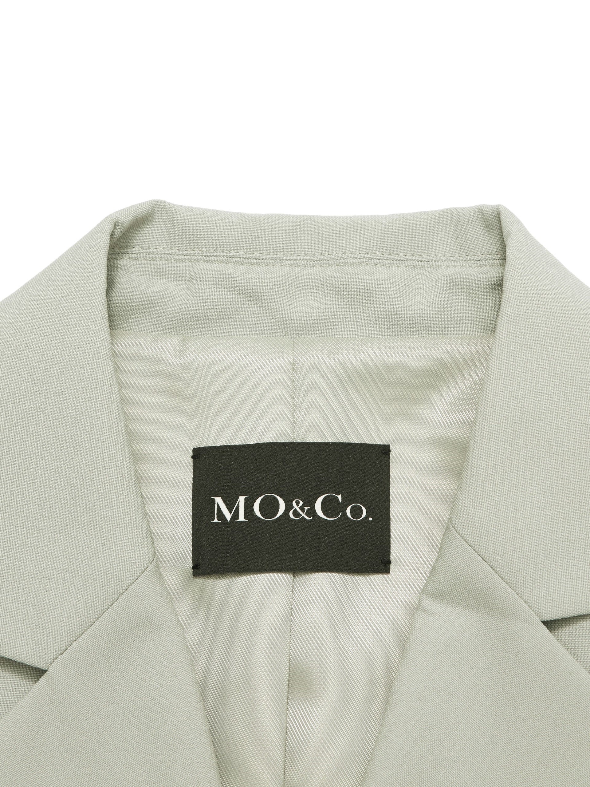 MO&Co. Women's Faux Two Piece Lapel Blazer Dress Loose Chic Green Cool