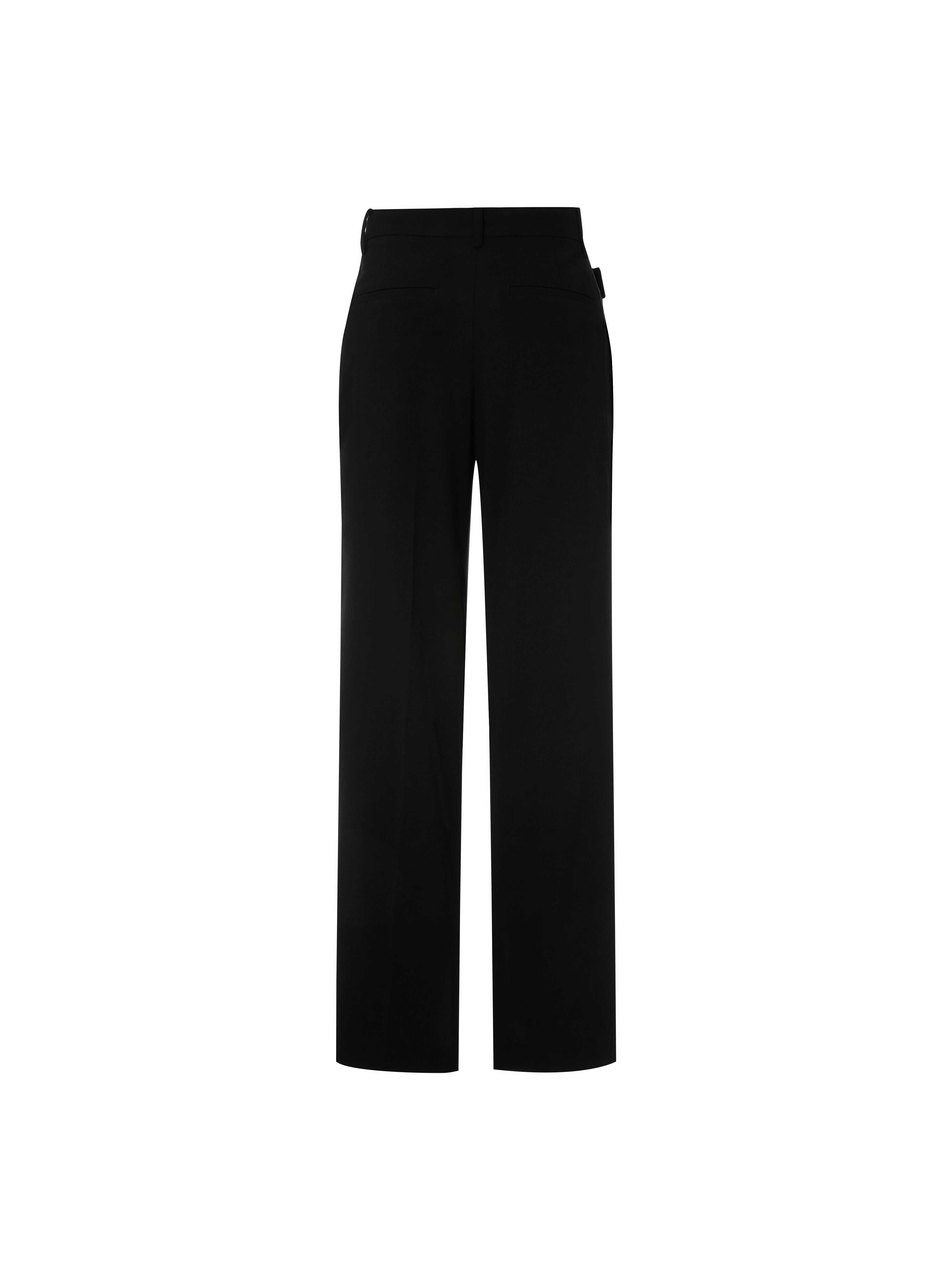 MO&Co. Women's Slide Slits Straight Loose Casual Trouser Pants For Women