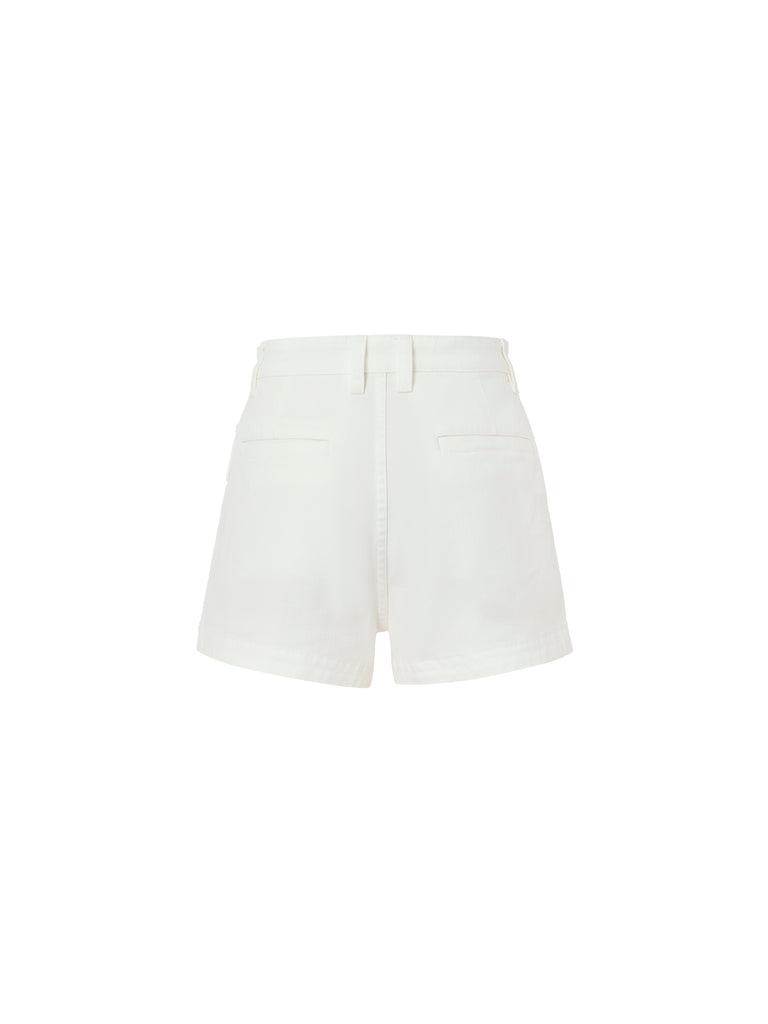 MO&Co. Women's High Waist Pocket Denim Shorts Loose Casual Summer Shorts For Women