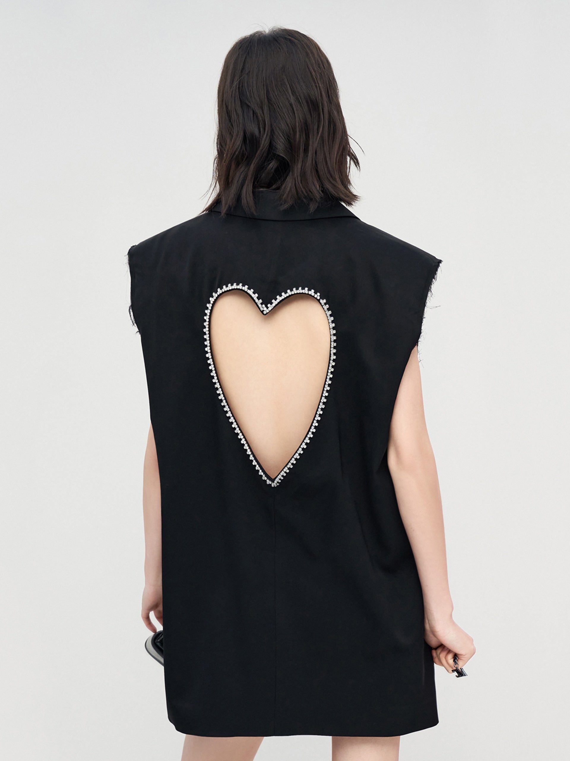 Cutout Sweetheart Back Waistcoat MBB2WAI001