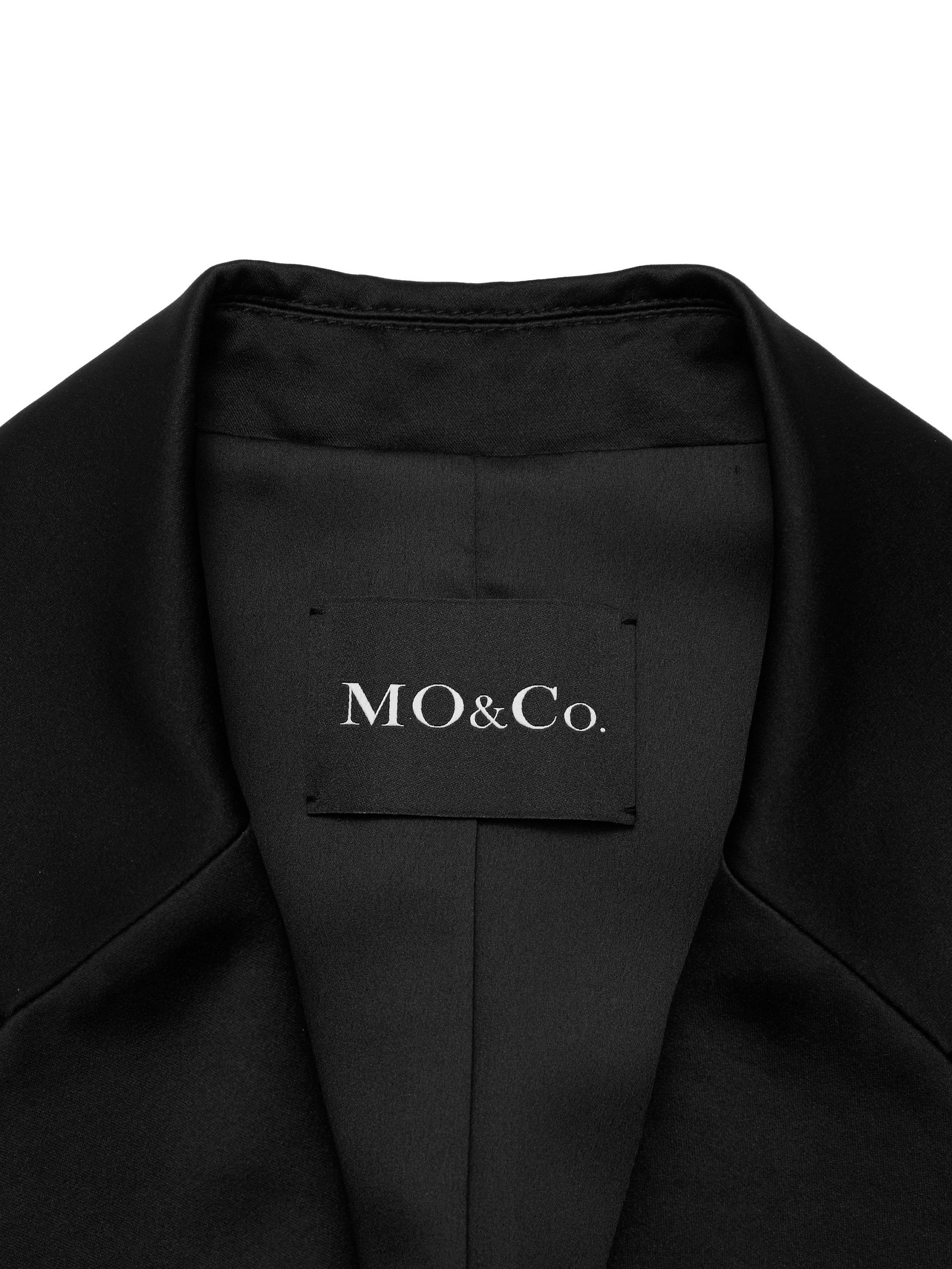 MO&Co.Women's Fitted Sleeveless Waistcoat Fitted Chic Lapel  Topcoat