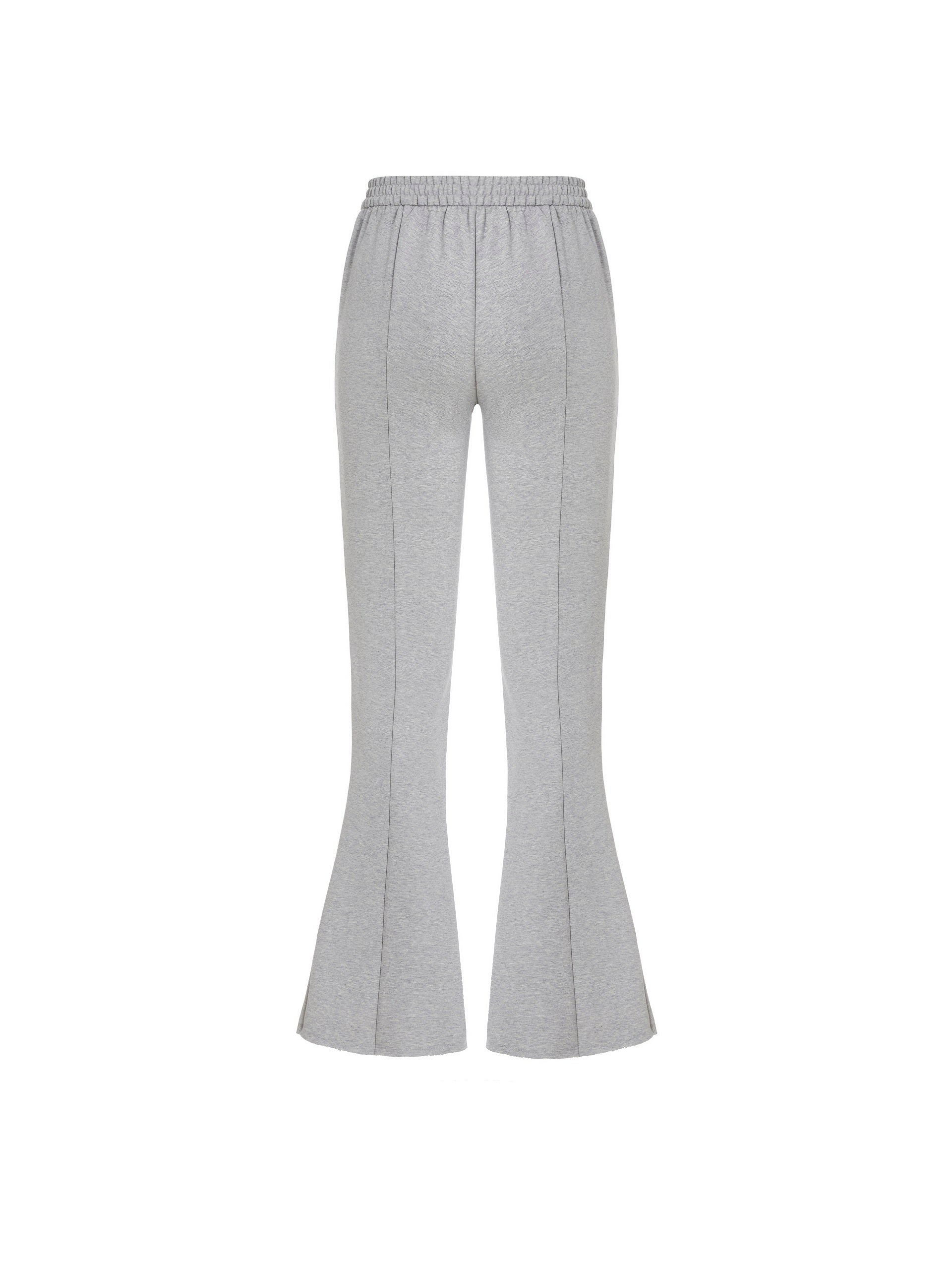 MO&Co.Women's Cotton Flared Casual Pants Fitted Casual Straight Pants For Women