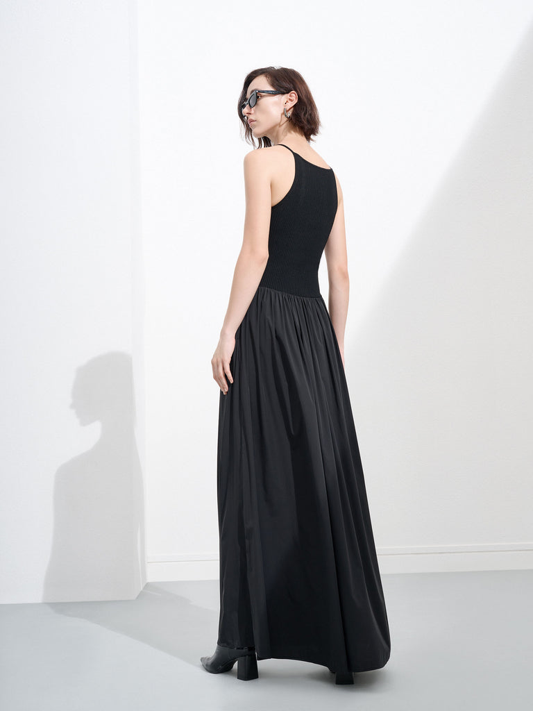 Sleeveless Black Maxi Dress