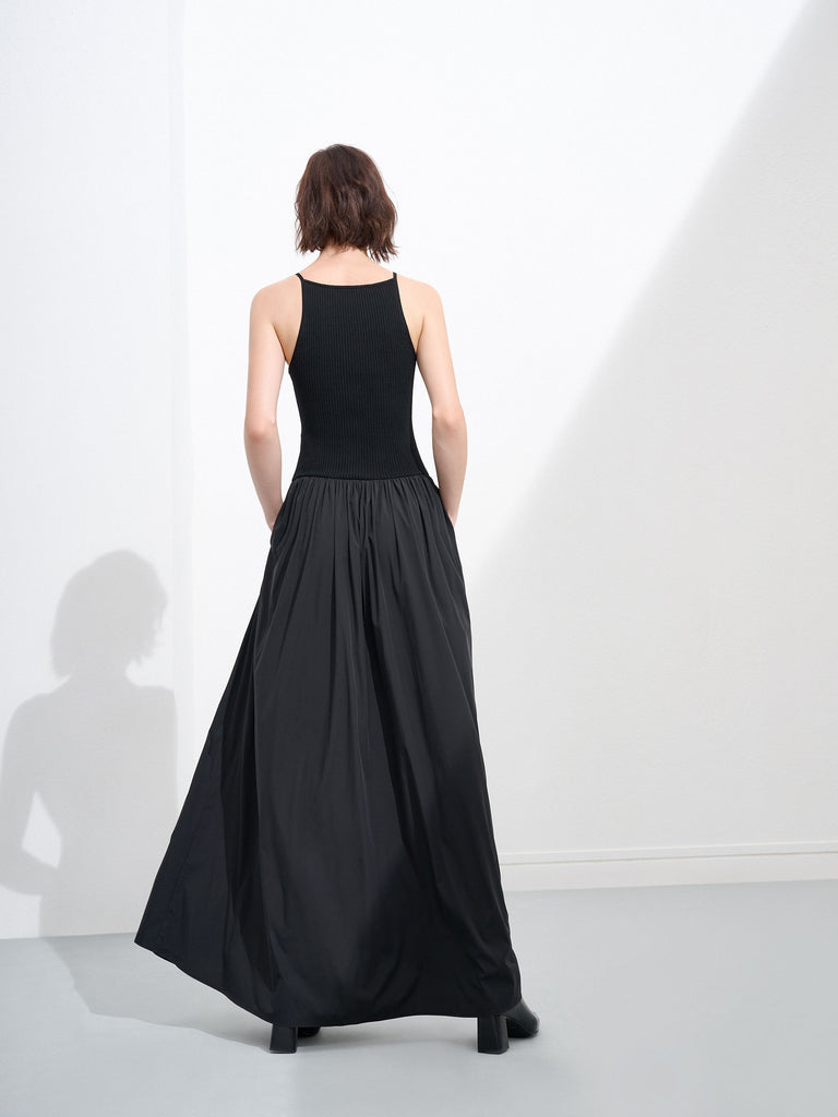 Sleeveless Black Maxi Dress