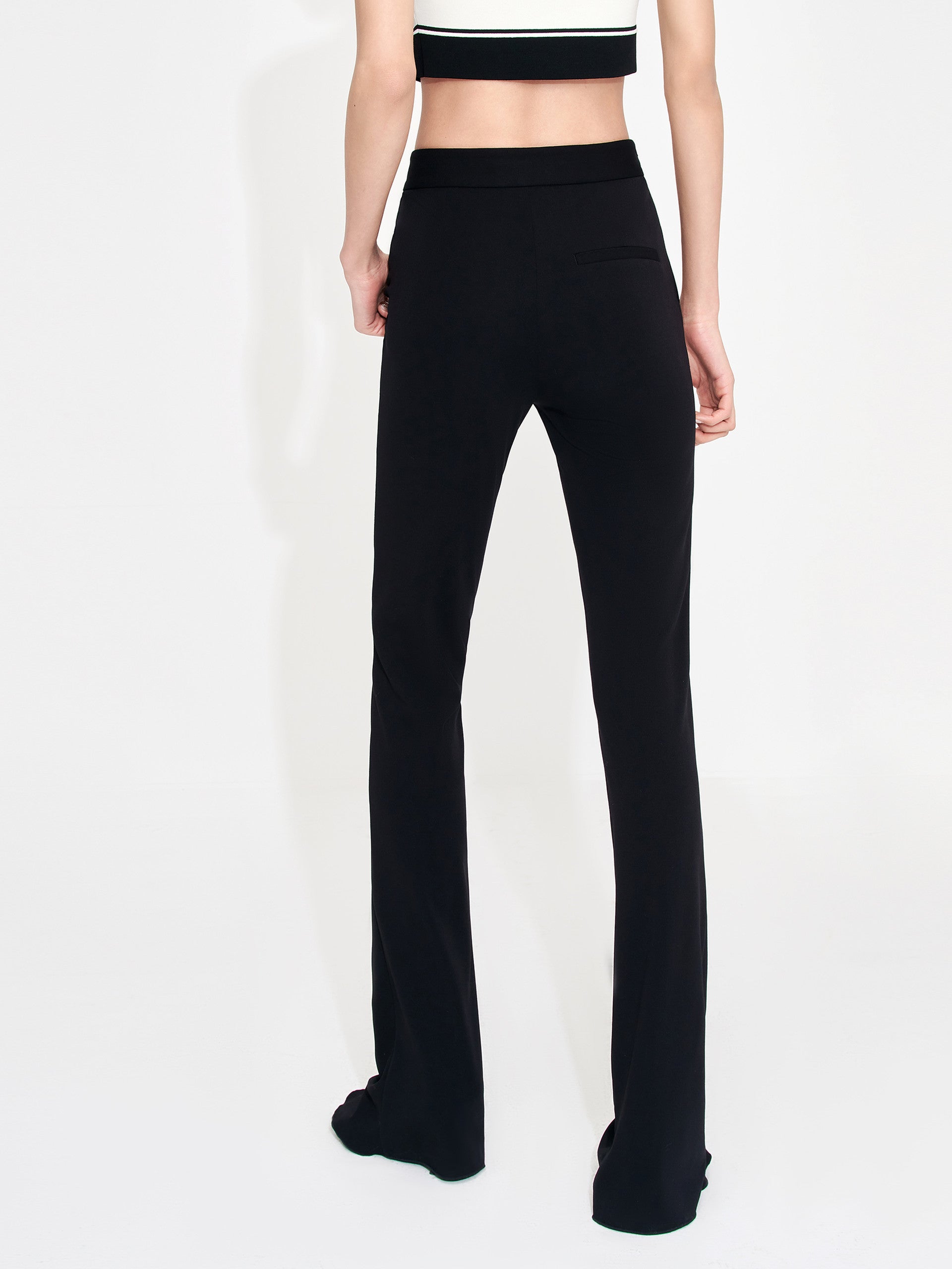 MO&Co. Women's High Rise Black Maxi Pants