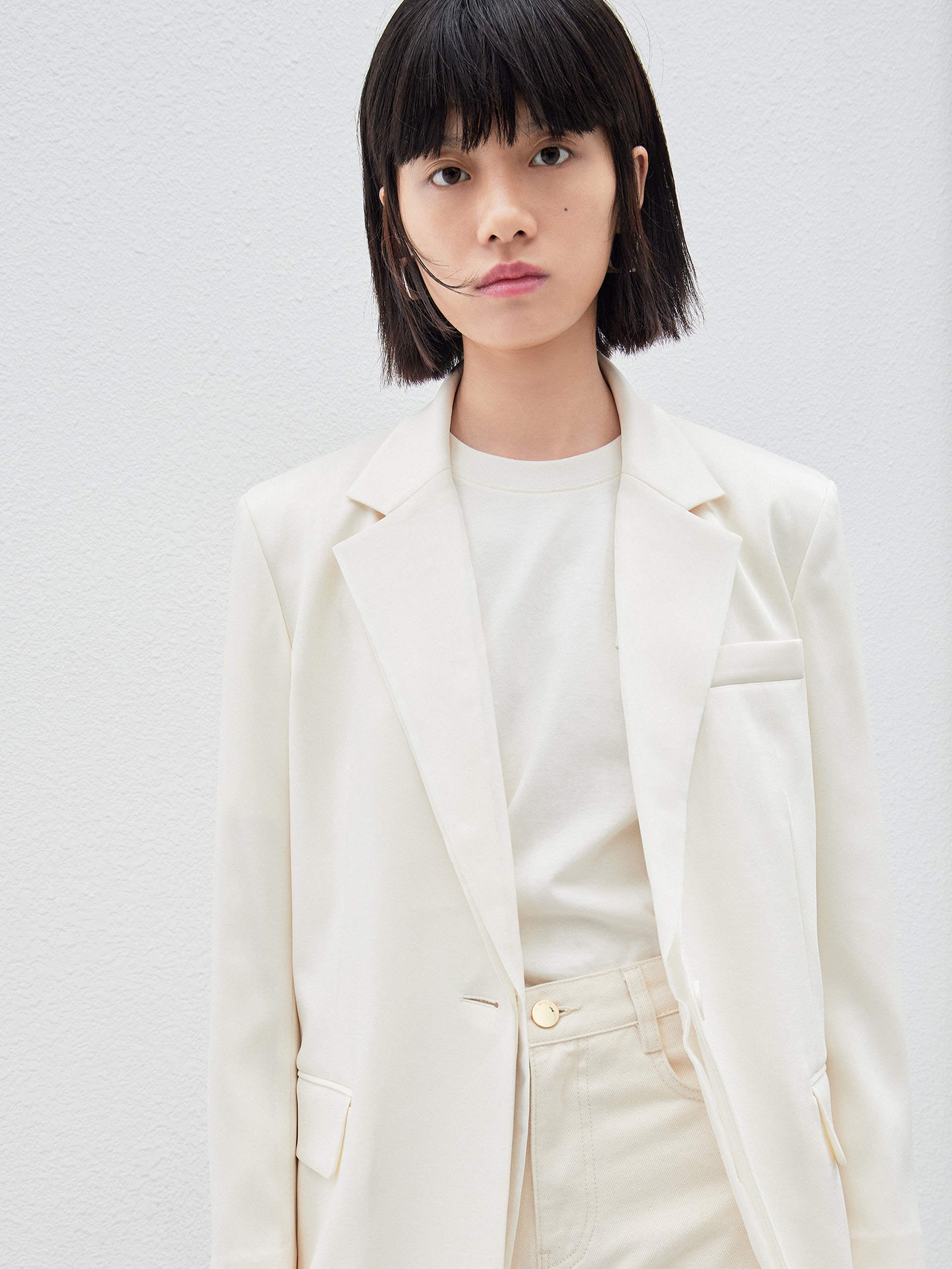 Women's Layered Structure Vanilla Chic Blazer